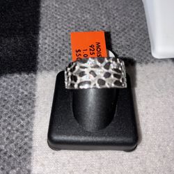 S925 Diamond Men’s Ring Size 12