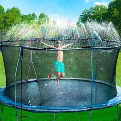 Brand New Patio  Tranpoline  14ft With Water Sprinkler...