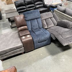 New! Power Motion Recliner With USB Charger, Recliner, Power Recliner,  Comfortable Recliner With Cupholders And Ottoman, Recliner Sofa,Recliner Couch