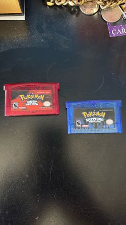 Pokémon sapphire and ruby for the gameboy