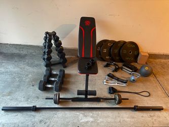 Dumbbell set and barbell set