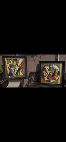 TWO BEAUTIFUL ART PIECES