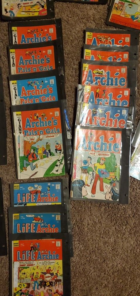 Lot of 69 Issues of Archie Series Comic books(1960's And 1970's)