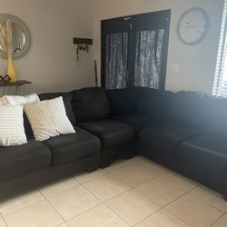 Dark grey Sectional 