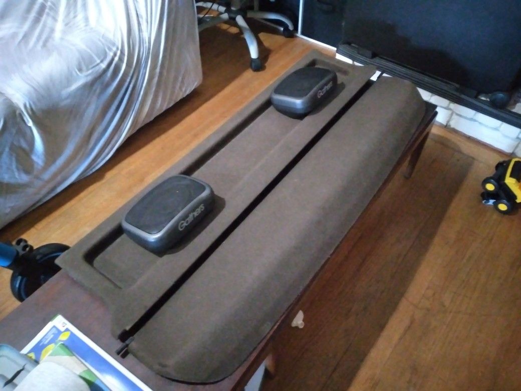 Honda Civic EF Hach Cargo Cover w/ JDM Gathers Speakers
