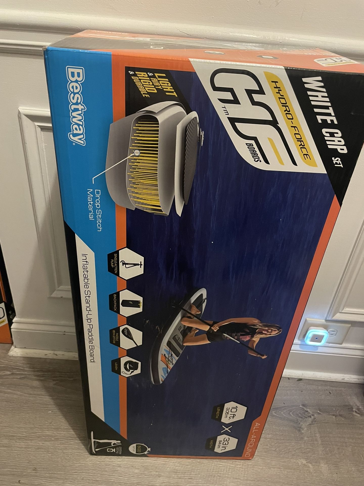 NEW in Box Hydro-Force White Cap Paddle Board - 10 ft.   