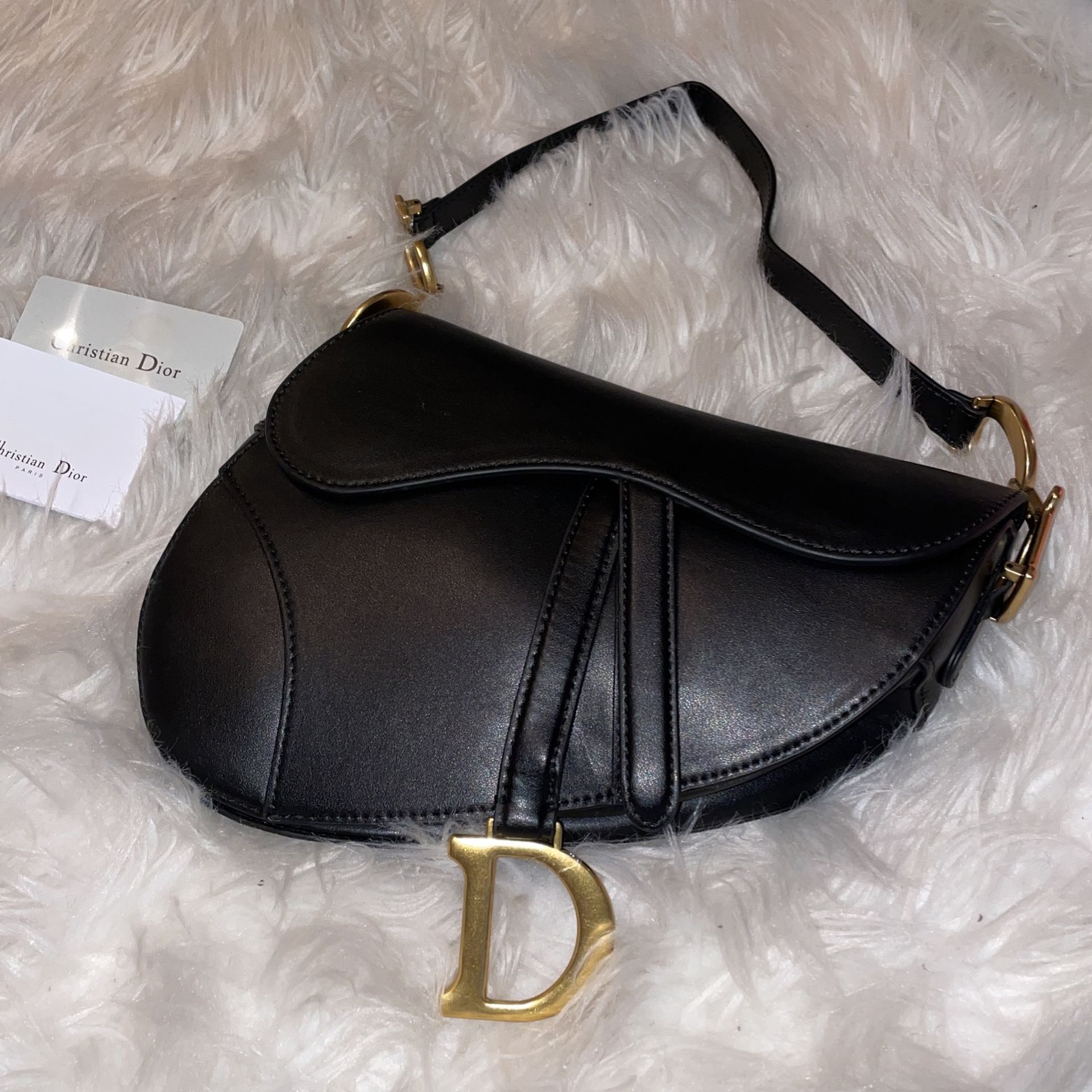 Dior Saddle Bag Black 