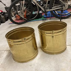 Two brass planners