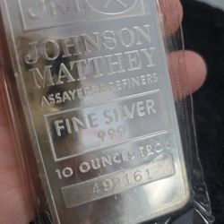 10 Troy Oz Silver Bar 