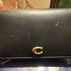 Coach Slim Case Wallet Black