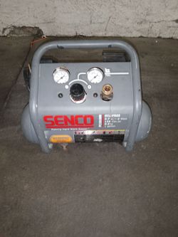 Senco PC1010N  finish and trim air compressor in excellent working condition