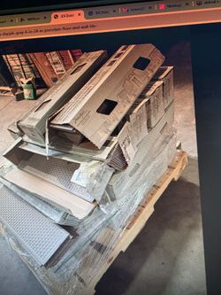 Marazzi Gray Porcelain wall floor tile over 60% off