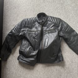 Real Leather Motorcycle Jacket