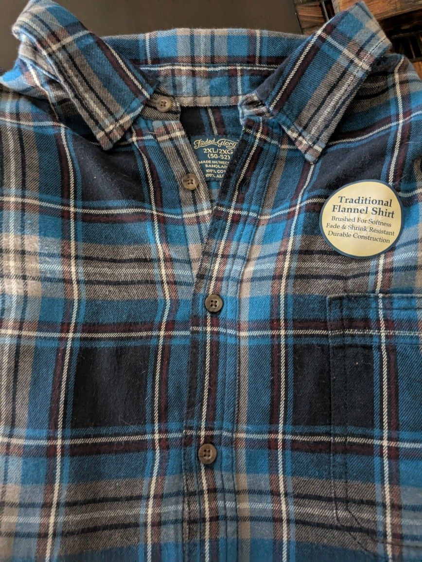 2XL New Flannel Shirt