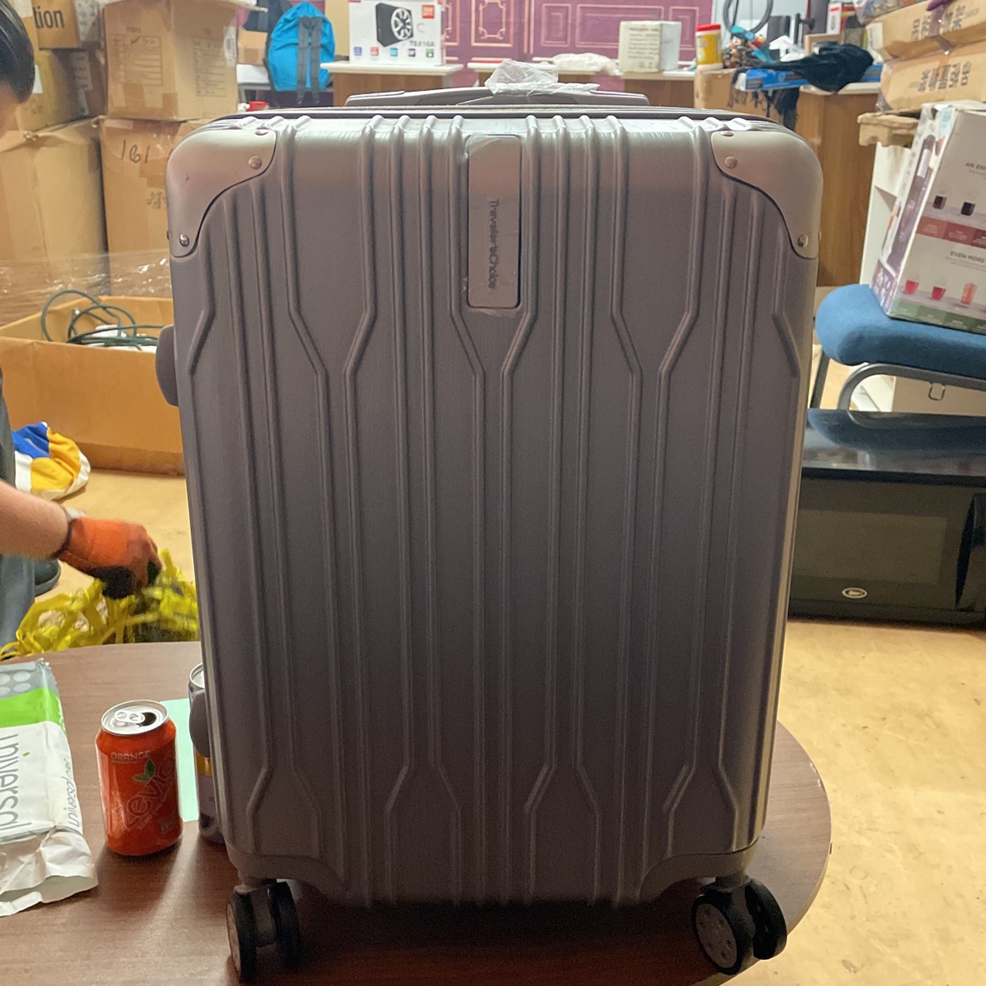 Bell Weather Carry-On Luggage with 4 Spinner Wheels
