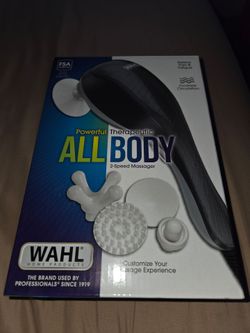 WAHL All body 2 speed massager New in unopened box 2 available