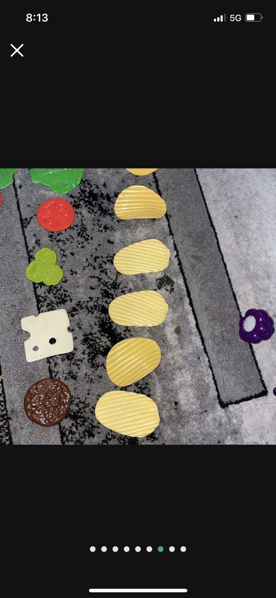 Play Cheese Burgers An Chips Set All $6