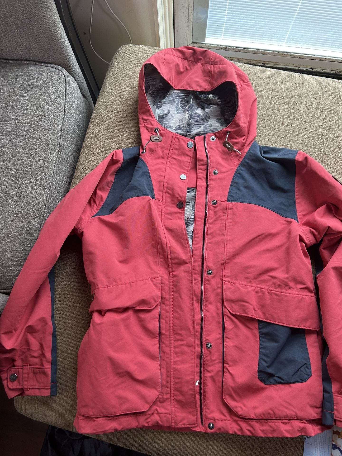 Columbia Sunset Red Waterproof Jacket 