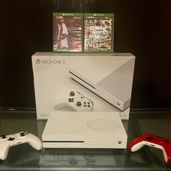 Xbox One S 1TB With Games And Controller 
