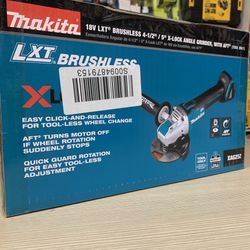 Makita New Grinder X Lock Brushless 18v