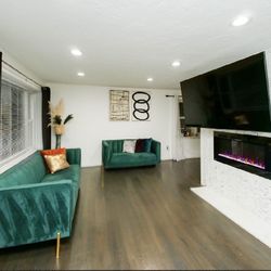 Green, Gently Used Couches