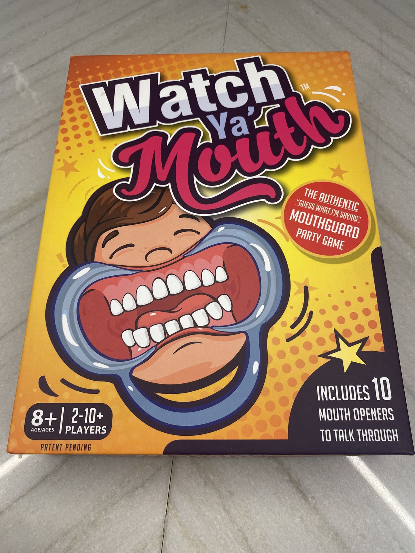 Watch YA Mouth Mouthguard, Party Game, Family Edition