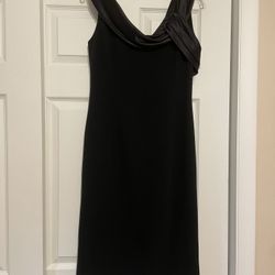 Talbots Black Sheath Cocktail Dress - Size 4