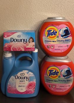 Tide power pods and downy bundle
