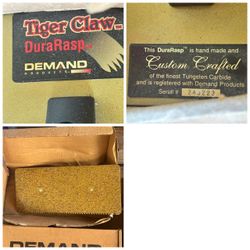 Tiger Claw DuraRasp Gold Saw Edge - EIFS Foam Rasp New #243223