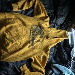 Artist Union yellow Japan hoodie 