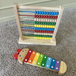 Melissa & Dough Abacus + Xylophone 