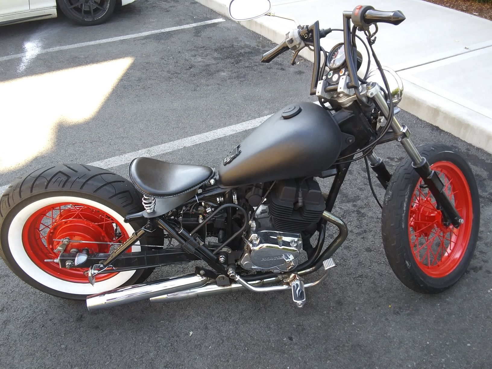 Super clean 86 Honda rebel 250 bobber! (All new parts, received a facelift last year)