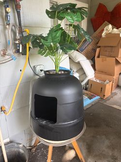 Hidden Cat Litter Box Enclosure