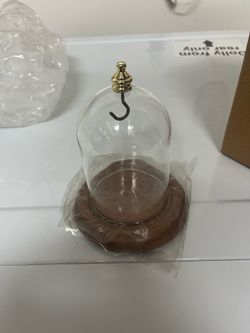 Decorative glass dome