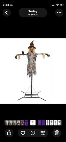 Haunted Living 10.5-ft Scarecrow Motion Activated Lighted Animatronic