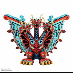 URBAN AZTEC KING GHIDORAH From Godzilla 