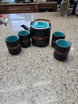 Home Interior Tea Pot Set