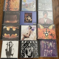 12 Prince CDs collectible 