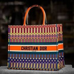 LARGE CHRISTIAN DIOR BOOK TOTE Bag