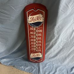 Antique Pepsi Thermometer 