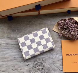 Louis Vuitton 2018 Damier Azur Pattern Rosalie Coin Purse