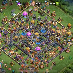 TH18 95% Fully Maxed. Completely Maxed Walls Level 19/18 Walls. 