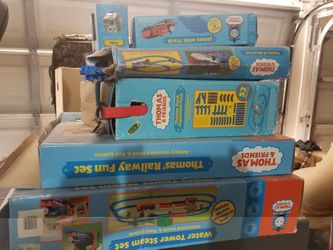 Lot of Thomas and friends railways