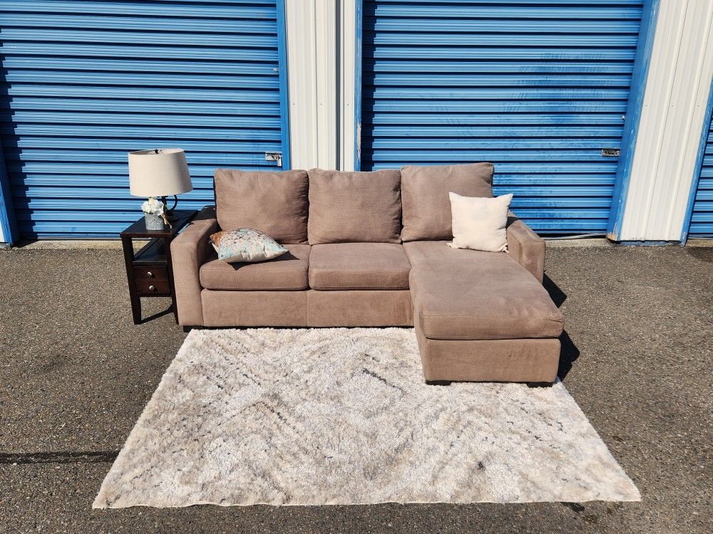 Sofa Couch With Reversible Chaise FREE DELIVERY