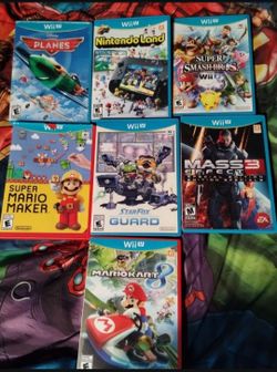 Wii u games, $10 each