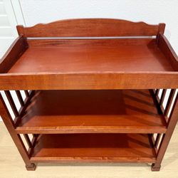 Changing table With shelves