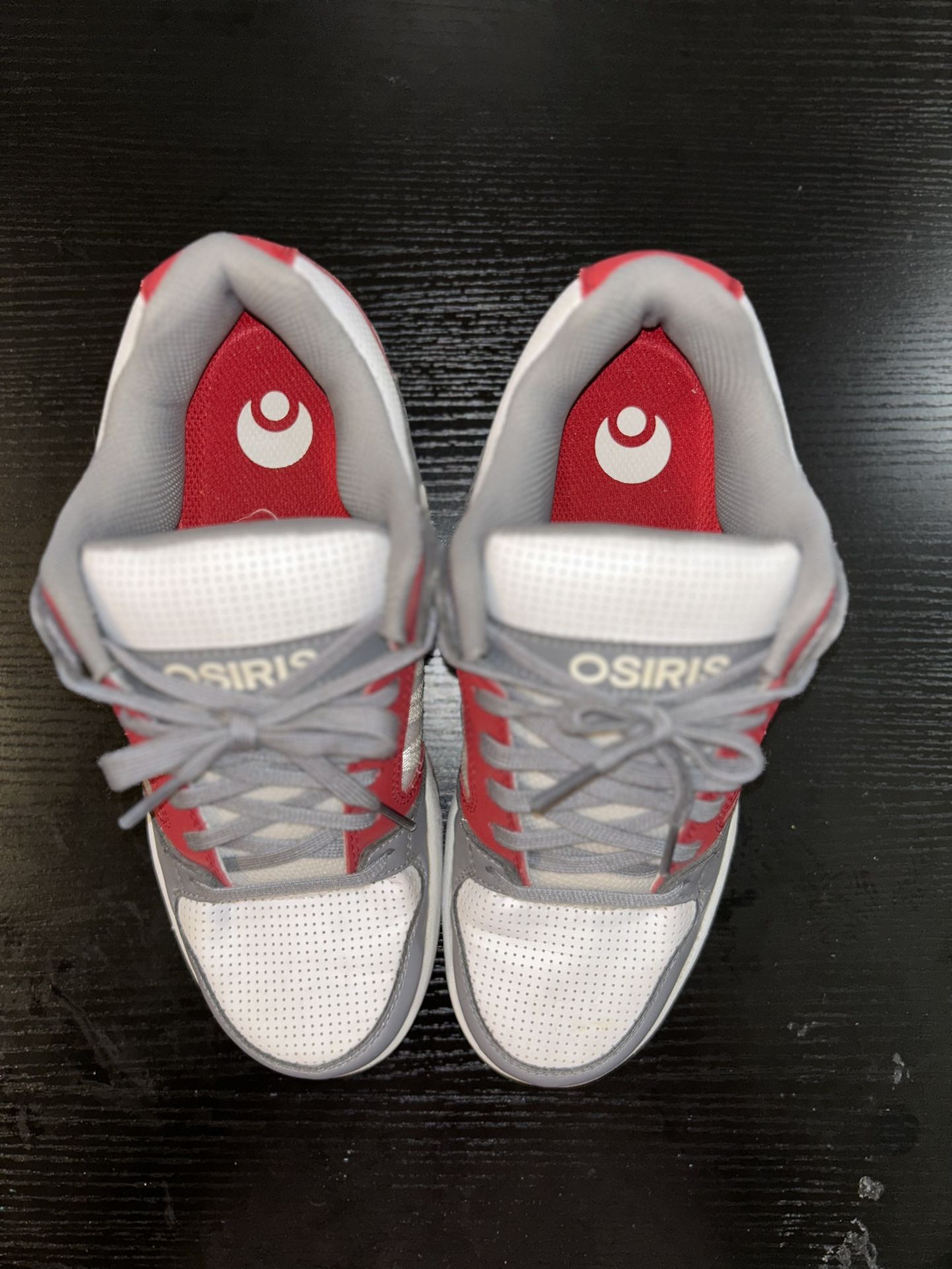 Osiris Pixel MenSkateboarding or Casual Shoes Sneakers MT size USA 8.5 White Red
