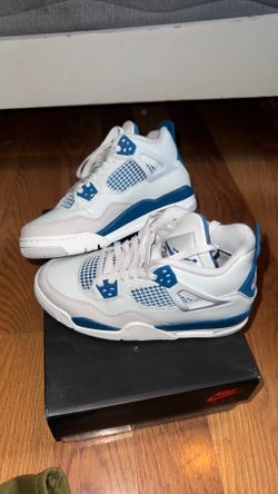 Military Blue Jordan 4s