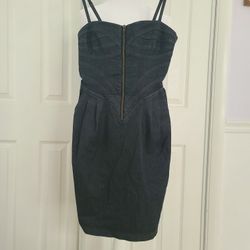 H&M Corset Like Jeans Dress 4