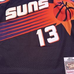 Phoenix Suns Mitchell N Ness  Jersey THROWBACK sz L